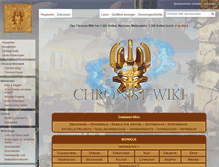 Tablet Screenshot of chronistwiki.de